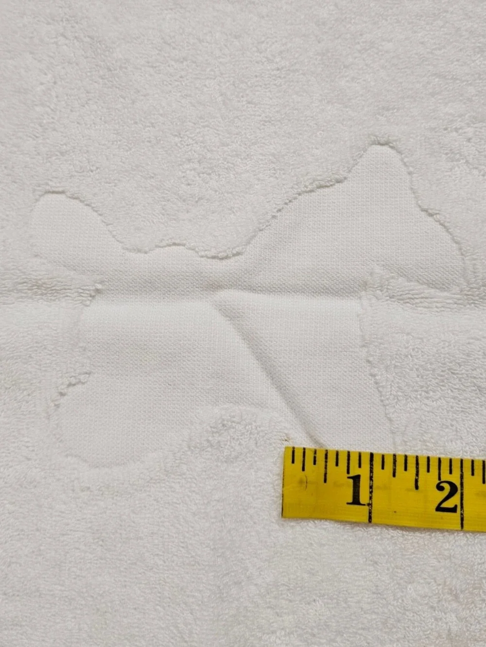 Hermès Cabribole Carre Dada Baby Terry Wash Cloth In White